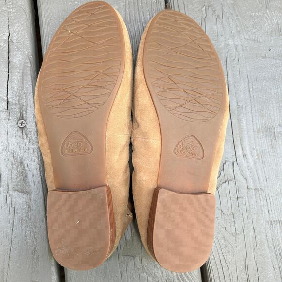 Abeo Bio System Womens Brown Suede Jean Flat Loafers Slip On Shoe Size 8N - Picture 3 of 7